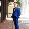 Royal Blue Boy Suit 2 Piece Wedding Tuxedo Party Dress Formal Blazer Pant Suit Kids Fashion Clothes Child Jacket - Image 2