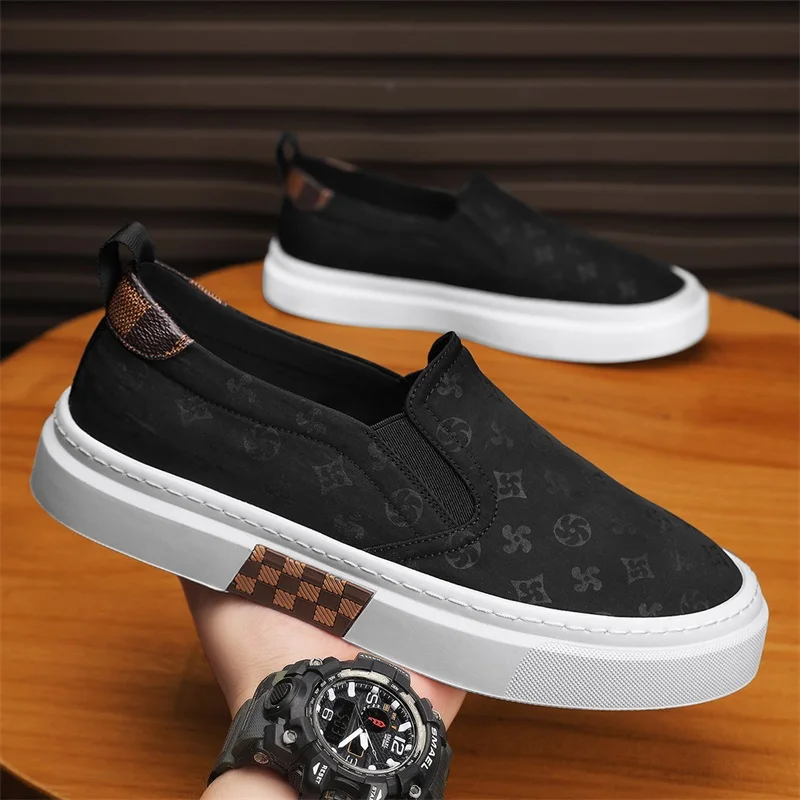 Shoes For Men's 39-44 Fashion Calico Shoes Comfortable Casual Outdoor Shoes Spring Specials Flat Men's Sneakers