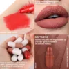 18Pcs/Set DNM Capsule Lipstick Set Colors Fixing Lasting Non-Stick Cup Mouth Red Nude Makeup Sexy Women's Lips Solid Lip Gloss - Image 2