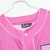 Summer Barbie Kawaii Sports Cardigan Short-Sleeved Fashion Girl Quick-Drying Baseball Uniform Tops Loose Running Outdoor T-Shirt - Image 5