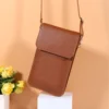 2023 Bag for Women Phone Shoulder Bag Touch Screen Cell Phone Purse PU Leather Crossbody Bag Handbag Card Holder Messenger Bag - Image 2