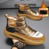 Winter Men's Snow Boots Waterproof Ankle Boots Men Outdoor Non-slip Plush Short Designer Boots Men Sport Botas Para Hombre - Image 2