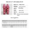Luxury Designer Marry Janes Pumps For Women Love Heart High Heels Buckle Platform Punk Chunky Pink Wedding Party women's Shoes - Image 3