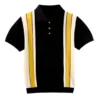 Luxury Knit Polo Shirt British Striped Short Sleeve Slim Fit Polos Business T Shirt High Quality T-Shirt for Men Streetwear - Image 3