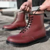 Designer Elegant Chelsea Boots Leather Men Women Couple Shoes Size 35-46 Luxury Brand Dress Formal Boots Model Fashion Show 2022 - Image 3