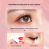 Eyelash Glue Strips Reusable Self-Adhesive Glue-Free False Lashes Makeup Assist Tool Waterproof Black Transparent Lash Soft Tape - Image 4