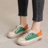 GKTINOO Genuine Cow Leather Women Sneakers Plus Size Spring Autumn Ladies Casual Shoes Retro Vulcanized Woman Summer Loafers - Image 3