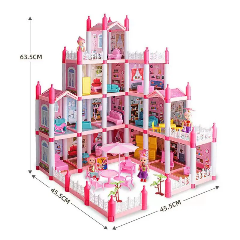 Doll House Miniature Items Kids Toys Fast Shipping Living Room Bedroom Accessories For Barbie DIY Children Girl Game Christmas