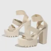 Liyke Punk Style Chunky High Heels Platform Sandals Women Open Toe Slip On Stretch Ankle Strap Summer Shoes Female Zapatos Mujer - Image 5