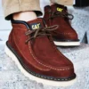Fashion Brand Suede Boots For Men Classic Designer Platform Men's Ankle Boots Trendy High Top Lace-up Non-slip Outdoor Boots Man - Image 5