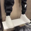 Striped Loose Jogger Pants Outdoor Solid Color Cotton Casual Sweatpants High Quality Men's Brand Clothing - Image 6