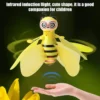 Kids Mini Drones Flying Bee Toys Hand Induction Bee Flying Toys RC Helicopter Drone Gesture Sensing Bee Luminous Aircraft Toys - Image 2
