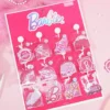8pcs Barbie Kawaii Diy Large Stickers Cartoon Computer Suitcase Skateboard Phone Case Waterproof Anime Sticker Decal Decor Gifts - Image 5