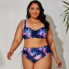 2023 Push Up Bikinis Set Women Swimwear Plus Size High Waist Swimsuit Larges Big Plussize Swimming Suits Bathing Beachwear New - Image 6