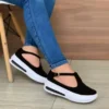 Women Shoes 2022 Fashion Size 43 Casual Platform Shoes Round Toe Flat Loafers Women Buckle Wedge Women's Shoes Zapatillas Mujer - Image 6