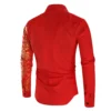 2024 Men's Brand Shirt Men's Luxury Gold High Quality Long Sleeve Shirt Business White Black Men Dress Prom Social Print Shirts - Image 2