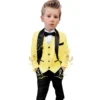 Handsome Boys Suits Tailor Made Wedding Suits For Kids Slim Fit 3 Piece Formal Child Tuxedos (Jacket Vest Pants) - Image 6