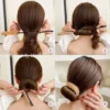Crystal Magic Bun Maker Elegant Hairbands Donut Hairpin Hair Bands Fashion Girl Women Diy Hair Styling Headband Tool Accessories - Image 5