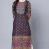 India Women Shirt Long Robe Kurta Spring Tops New