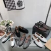 European and American Women's Fashionable Diamond Studded Mary Jane Single Shoes Casual Flat Bottomed Round Toe Buckle Shoes - Image 4