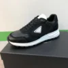 Men's Luxury Re-Nylon and Calfskin Multi Material Splicing Sneakers Summer Comfort Floor Anti Slip Casual Shoes Walking Shoes - Image 3