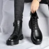 Men's English Style Thick Sole Design Men Boots Luxury High End Top Layer Leather Brand Famous Chelsea High Quality Casual Boots - Image 4