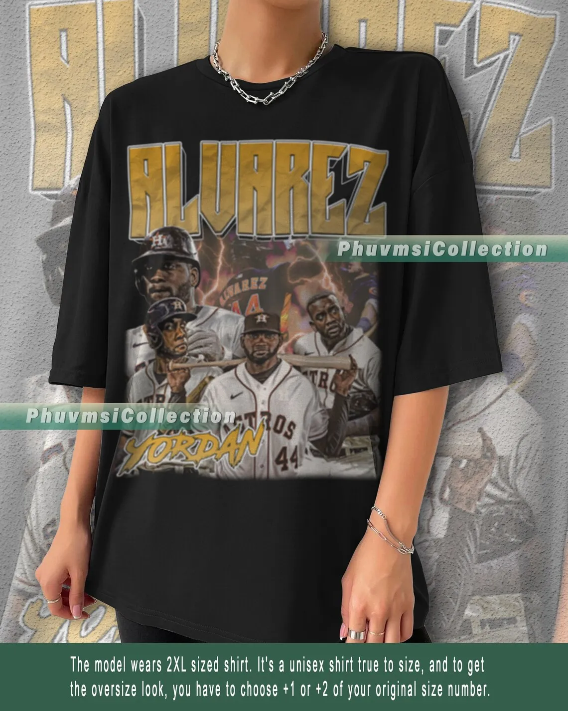 Yordan álvarez Shirt Merchandise Vintage Bootleg Player baseball American Tshirt Retro 90s Graphic tees Unisex Sweatshirt Hoodi