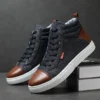 Wide-Footed Men's Military Boots Designer For Top Brand Motorcycle Sneakers Kid Safety Shoe Man Size 46 Men Walker Tenjs Tennis - Image 4
