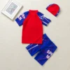 Baby Boys Swimwear Spiderman Avengers Captain America Print 3 Pcs Set Float Bathing Children Surfing Suit Kid Cartoon Beach Wear - Image 3