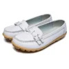 Spring Autumn New Work Shoes Oxford Soft Sole Flats Women's Casual Belt Buckle Women Peas Shoes Comfort Plus Size Women Loafers - Image 2