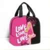 Miniso Anime Barbie Series Cute Fashion Insulation Bag Kawaii Portable Large Capacity Lunch Box Bag Student Bento Bag Kids Gifts - Image 5
