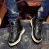 2023 Men's Fashion Luxury Outdoor Sports Daily Commuting Leisure Versatile Non Slip Durable Plush Comfort Leather Chelsea Boots - Image 3