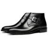 Italian Retro Mens Casual Business Boots Genuine Leather Designer Handmade Comfortable Elegant Fashion Ankle Social Shoes Man - Image 4