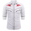 Top Men's Shirt Western Tribal Ethnic Style Designer Design Rose High Quality Luxury Men Sports Leisure Outdoor Party 2023 New - Image 3