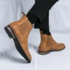 Men's Boots Handmade Designer Chelsea Boots for Men Business Ankle Boots High Quality Business Formal Short Boots Dress Shoes - Image 5