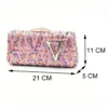 African Matching Shoes and Bag Italian In Women Matching Italian Shoe and Bag Set Decorated with Rhinestone Party Shoes with Bag - Image 2