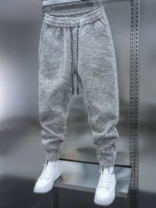 Latest Fashion Harem Pants Zebra Striped Trousers Thickened Warm Outdoor Sweatpant High Quality Luxury Brand Men's Clothing - Image 2