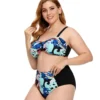 Plus Size Push Up Bikini Sets for Women 2022 Fashion Printing High Waist Bathing Suit Two Pieces Big Size Beachwear Swimsuit - Image 5