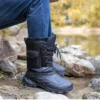 Winter Boots for Men 2024 New Male Boots Waterproof Shoes for Men Outdoor Activities Fishing Shoes Snow Working Designer 방한화 - Image 5