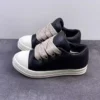 Owen Seak Men Women Boots Low Top Luxury Leather Jumbo Thick Lace Up Casual Sneakers Flats Autumn Black Bread Designer Shoes - Image 2