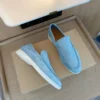 Comfort Walking Women Shoes High-Quality Suede New Casual Flat Shoes Hot Sale Winters Loafers Men's Metal Lock Driving Shoes - Image 6