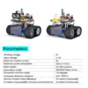 Keyestudio Mini Tank Robot V3.0 For Arduino Robot Car Kit DIY Programmable STEM Toys IR Remote Control App Control - Image 4