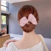 Fashion Multicolor Bun Print Headband Hairpin for Women Girl Hair Circle Ponytail Holder Headband Curler DIY Hair Accessories - Image 4