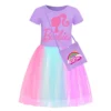 Kawaii Barbie Children Princess Dress Summer Anime Cartoon Kids Girls Lace Mesh Tutu Skirt Baby Birthday Party Dresses Gifts Toy - Image 6