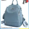 Zency Genuine Leather Women's Backpack High Quality School Bag Travel Female Shopper Shoulder Bag Satchel Rucksack Commuter 2024