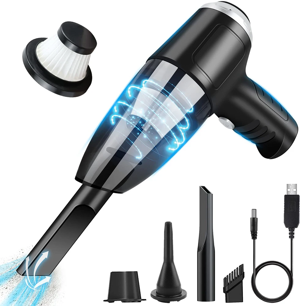 Cordless Car Vacuum Cleaner Wireless Handheld Auto Vacuum Strong Suction Mini Vacuum Cleaner For Keyboard Carpet Cleaner Duster