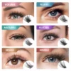 MASSCAKU DIY Cluster Eyelash Extension Segmented False Bundles Eyelashes 72Volume Natural Russian Faux Mink Makeup Lashes - Image 6
