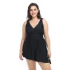 2023 Women New Swimsuit Two Piece Swimwear Curve Plus Size Push Up Large Big Solid Swimming Suits Beachwear Bathing Suits - Image 3