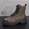 New Arrival Men Popular Casual Ankle Boots Spring Autumn Luxury Designer Retro Trending Metal Decoration British Style Sneakers - Image 6