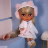 ICY DBS Blyth doll white skin joint body colorful hair glossy,matte face nude doll and set doll dress up game gift fot girl - Image 4